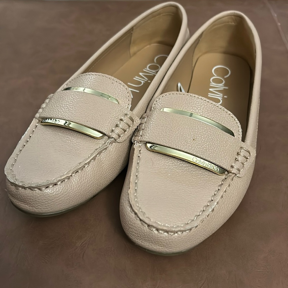 Calvin Klein Mauve Loafer Slip Ons